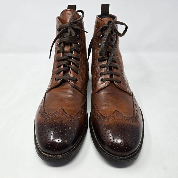 TO BOOT NEW YORK ITALY BRENNAN BROWN BURNISHED WINGTIP  display picture 1